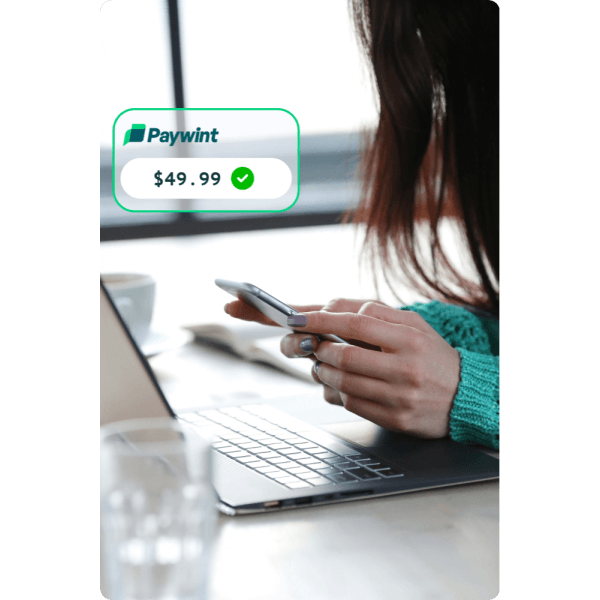 Fast and Secure Bill Payments Man in a Formal Outfit Using His Smartphone Outdoors with a Security Shield Icon, Symbolizing Paywint’s Secure Payment Processing