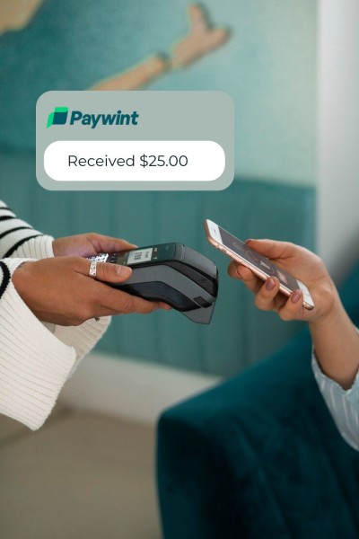 Flexible Payment Options for Every Business A Customer Completing a Transaction Using Multiple Payment Options with Paywint