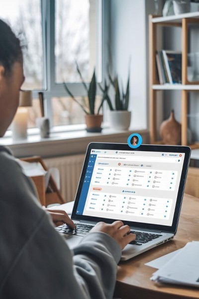 Automate Payroll Processing User Navigating Paywint’s Secure Payment Dashboard for Seamless Transactions