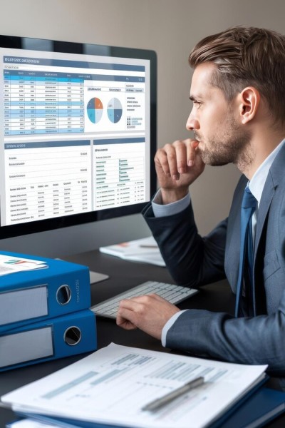 Easy-to-Use Tools Designed for Small Business Owners Professional Focused on Financial Dashboards with Organized Charts and Summary Tables