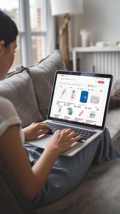 Run Your Store from Anywhere Digital Financial Reports Displayed on a Laptop Screen in an Office