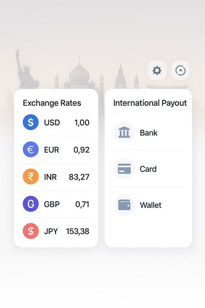 Multi-Currency Support for Every Region Businessman Analyzing Expenses on a Spreadsheet Using a Laptop