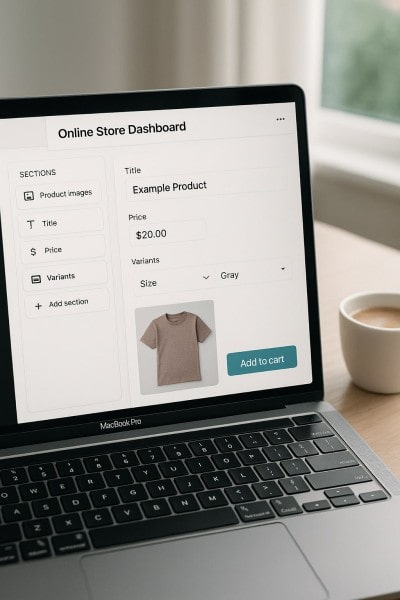 Sell Anything With Custom Product Pages Mobile Expense Tracking Categories on a Smartphone Surrounded by Receipts