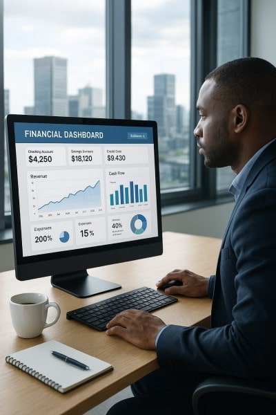 Track Every Dollar With Real-Time Insights Mobile Expense Tracking Categories on a Smartphone Surrounded by Receipts