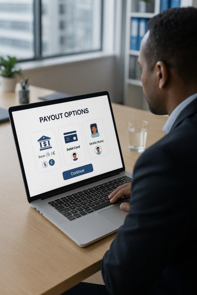 Flexible Payment Methods for Any Scenario Mobile Expense Tracking Categories on a Smartphone Surrounded by Receipts