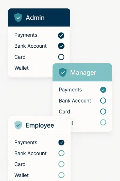 Simplify Permissions and Team Management Digital Financial Reports Displayed on a Laptop Screen in an Office