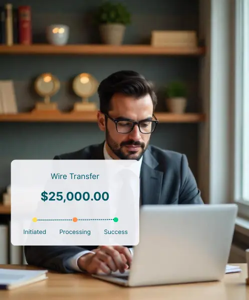 Businessman Analyzing Expenses on a Spreadsheet Using a Laptop