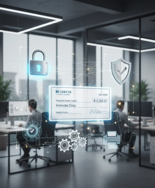 Businessman Analyzing Expenses on a Spreadsheet Using a Laptop