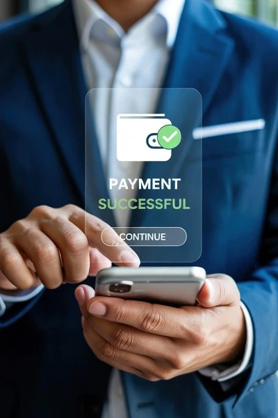 Digital Financial Reports Displayed on a Laptop Screen in an Office