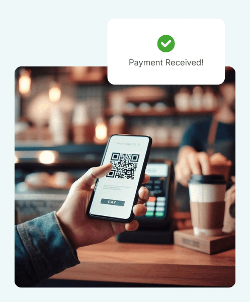 Mobile Expense Tracking Categories on a Smartphone Surrounded by Receipts