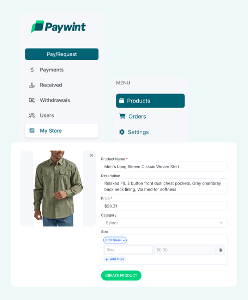 A Woman Using a Mobile Phone to Make a Secure Payment Online, with a Digital Payment Interface