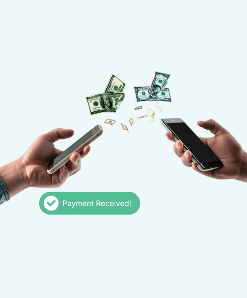 A Person Holding a Smartphone with a Secure Payment Login Screen Displayed