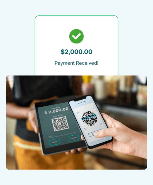 A Person Using a Smartphone for a Contactless Payment at a Cafe