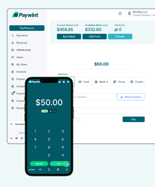 Mobile Expense Tracking Categories on a Smartphone Surrounded by Receipts