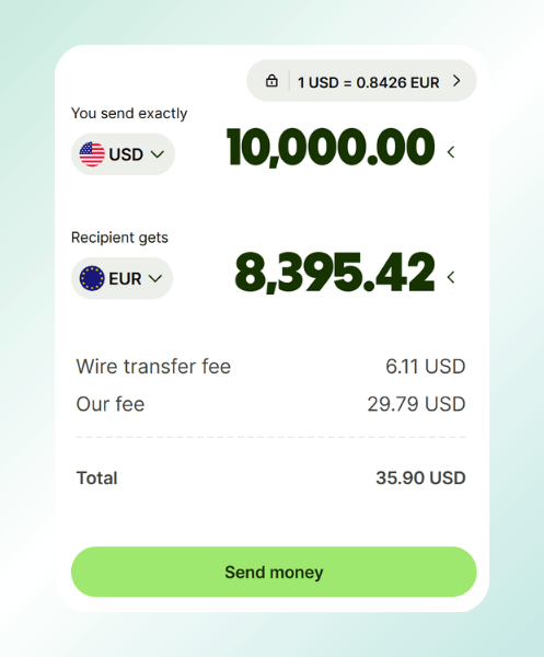 Currency Conversion and Payment Methods Digital Financial Reports Displayed on a Laptop Screen in an Office