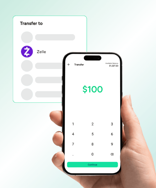 Mobile Expense Tracking Categories on a Smartphone Surrounded by Receipts