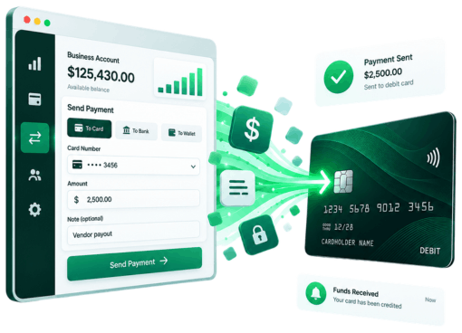 Digital Payouts for Modern Businesses A 3D Illustration Showing a Medical Bill, a Smartphone with a Payment Success Screen, a Credit Card, a Stethoscope, and a Recurring Payment Icon